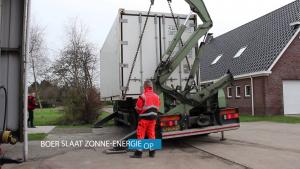 Grote accu voor opslag van zonne-energie